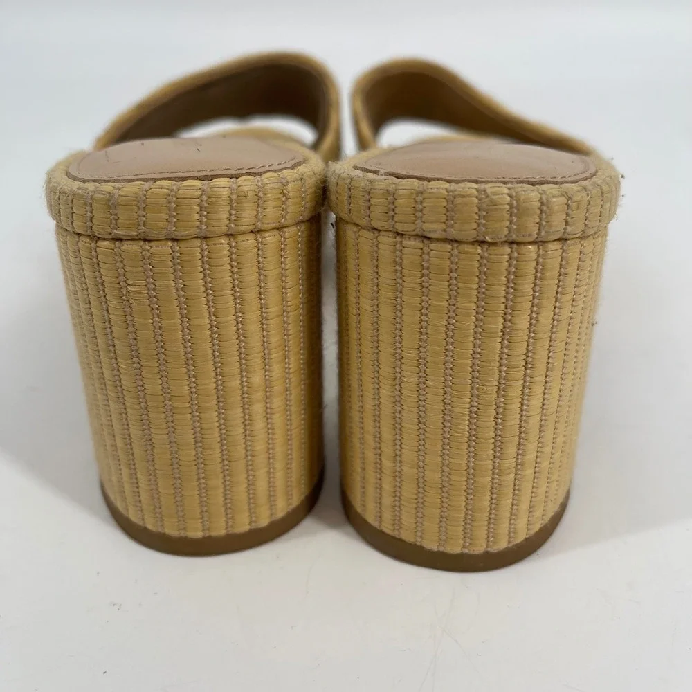 Veronica Beard DALI Woman's Woven Textured Platform Sandals Size‎ 7 Luxury